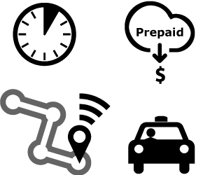 The driver gets the money automatically (if on time)